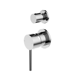 Dolce Shower Mixer with Divertor Separate Back Plate Chrome - Chrome