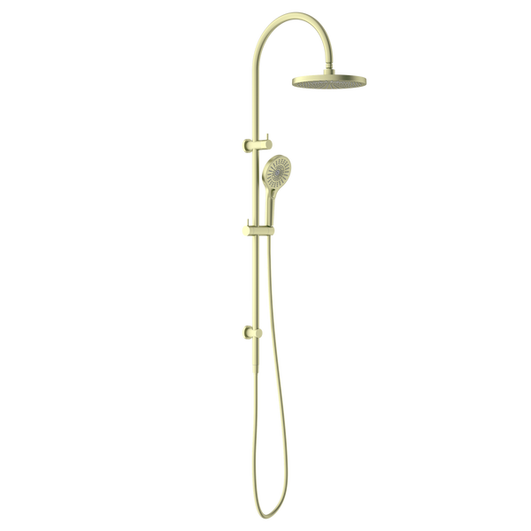 Opal Twin Shower Brushed Gold