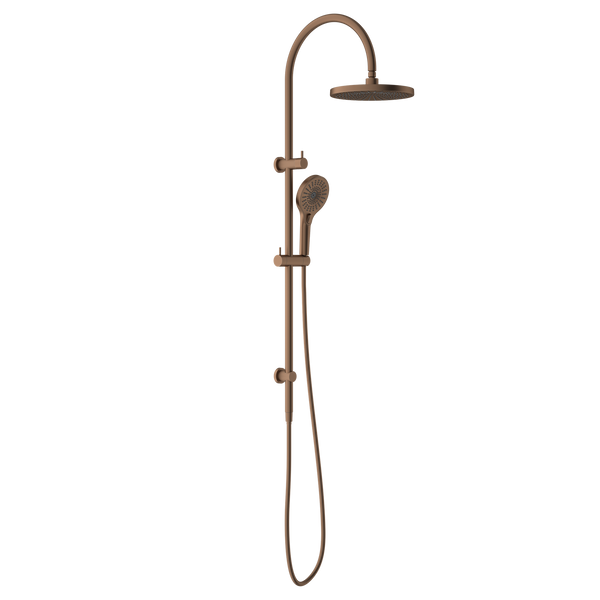Opal Twin Shower Brushed Bronze