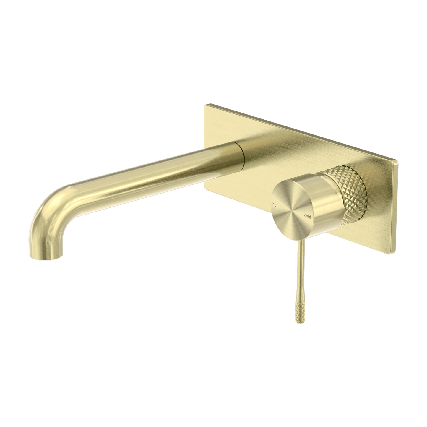 Opal Wall Basin/Bath Mixer 230mm Brushed Gold