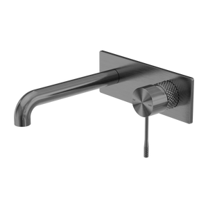 Opal Wall Basin/Bath Mixer 260mm Graphite - Graphite