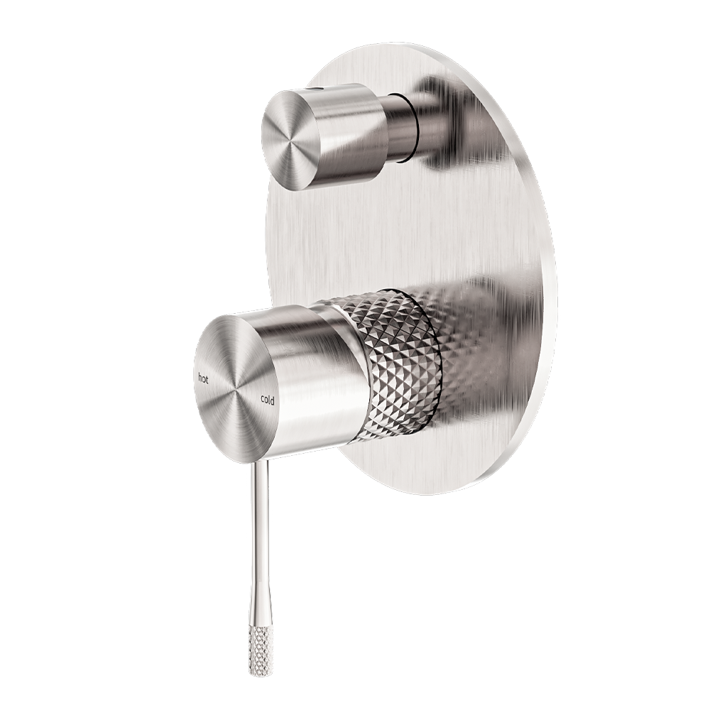 Opal Shower Mixer with Divertor Brushed Nickel