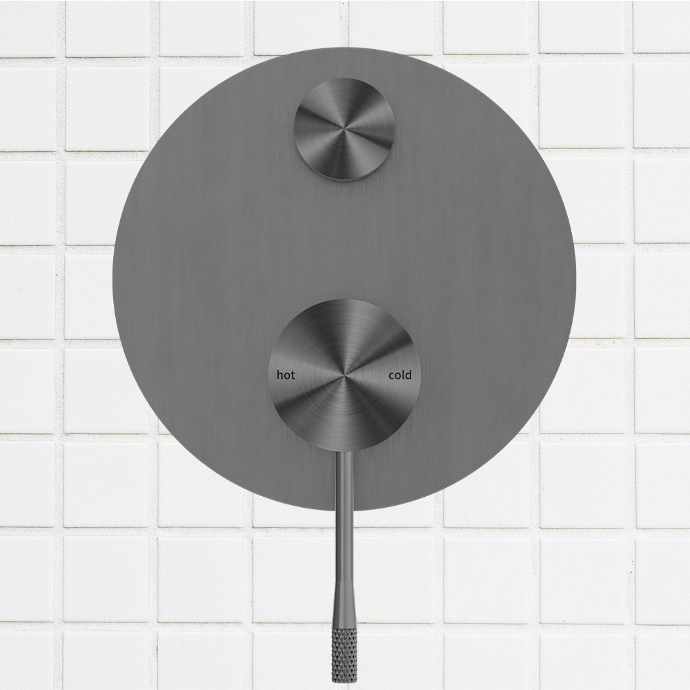 Opal Shower Mixer with Divertor Graphite