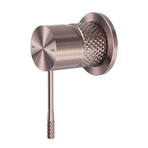 Opal Shower Mixer with 60mm Plate Brushed Bronze - Brushed Bronze