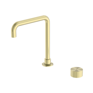 Opal Tall Progressive Basin Set Brushed Gold - Brushed Gold