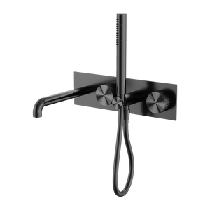 Opal Progressive Shower System With Spout 250mm Graphite - Graphite