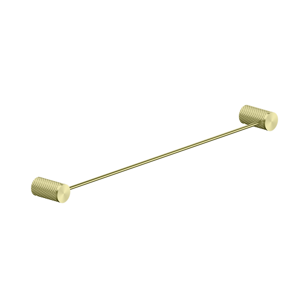 Opal Single Towel Rail 600mm Brushed Gold
