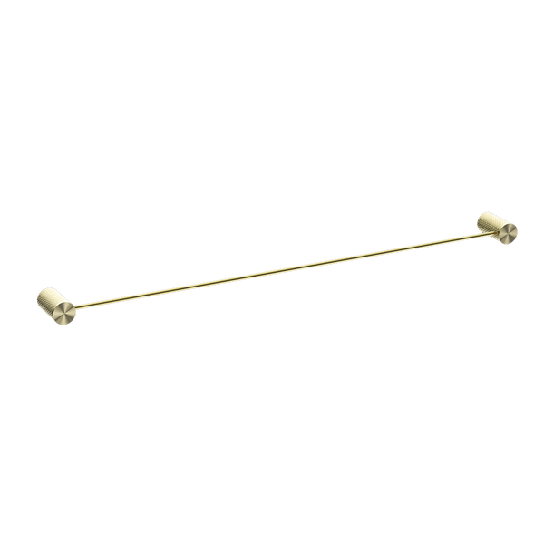 Opal Single Towel Rail 800mm Brushed Gold