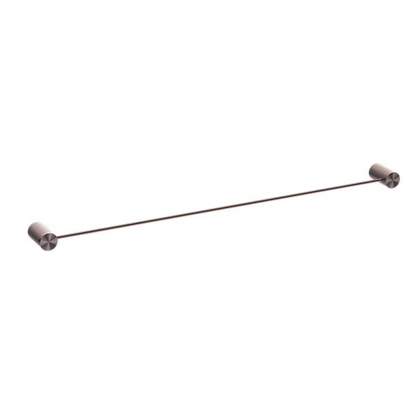 Opal Single Towel Rail 800mm Brushed Bronze