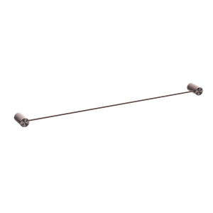 Opal Single Towel Rail 800mm Brushed Bronze - Brushed Bronze