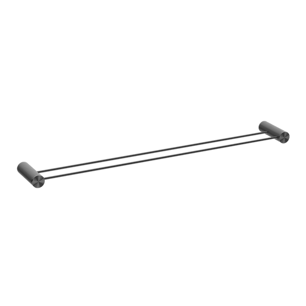 Opal Double Towel Rail 800mm Graphite