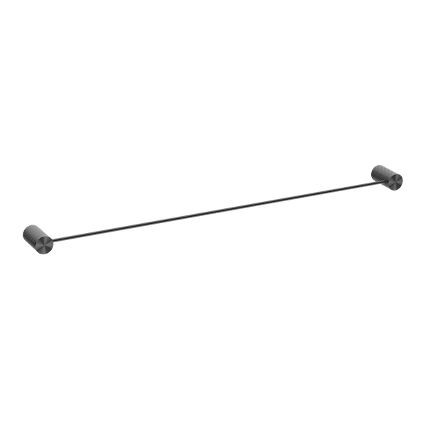 Opal Single Towel Rail 800mm Graphite