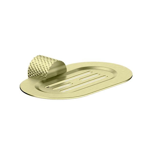 Opal Soap Dish Holder Brushed Gold