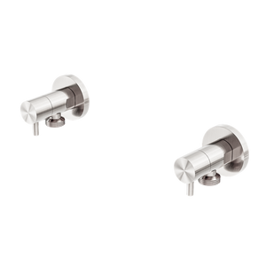 Washing Machine Tap Set Brushed Nickel - Brushed Nickel