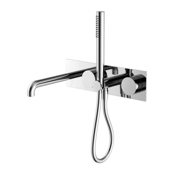 Kara Progressive Shower System With Spout 250mm Chrome