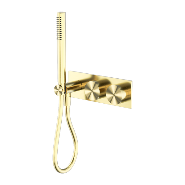 Kara Progressive Shower System Brushed Gold