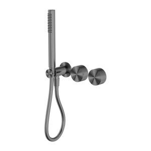 Kara Progressive Shower System Separate Plate Gun Metal - Brushed Gunmetal