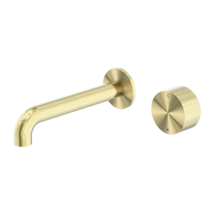 Kara Progressive Wall Basin/Bath Set 160mm Brushed Gold - Brushed Gold