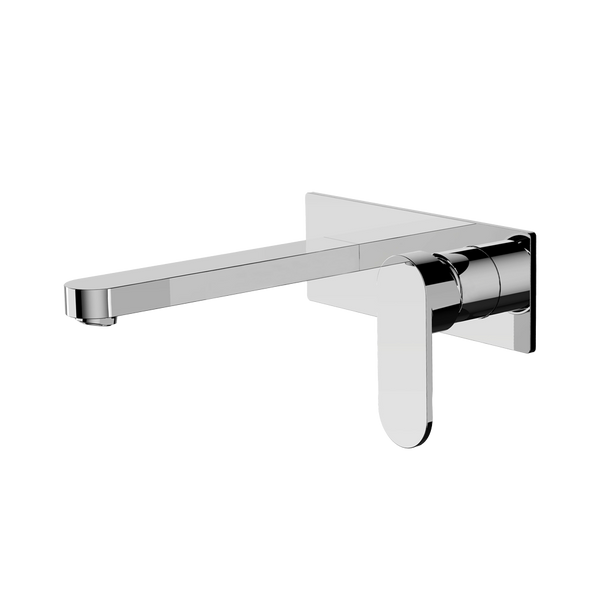 Ecco Wall Basin/Bath Mixer 200mm Chrome
