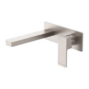 Celia Wall Basin/Bath Mixer Brushed Nickel - Brushed Nickel