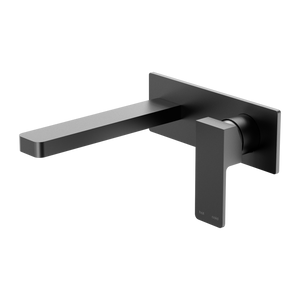 Celia Wall Basin/Bath Mixer Matte Black - Matte Black