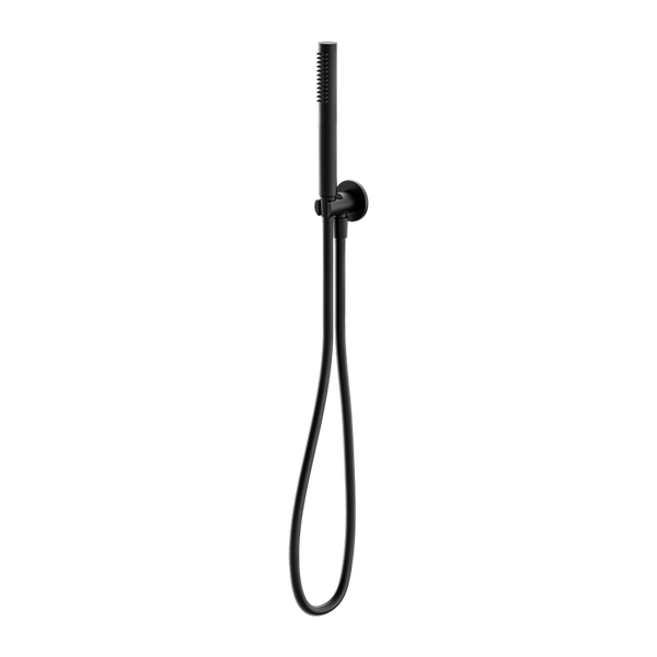 Slim Shower On Bracket Matte Black