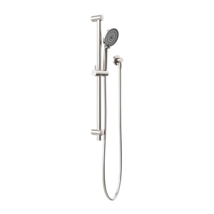Round Metal Project Rail Shower Brushed Nickel - Brushed Nickel