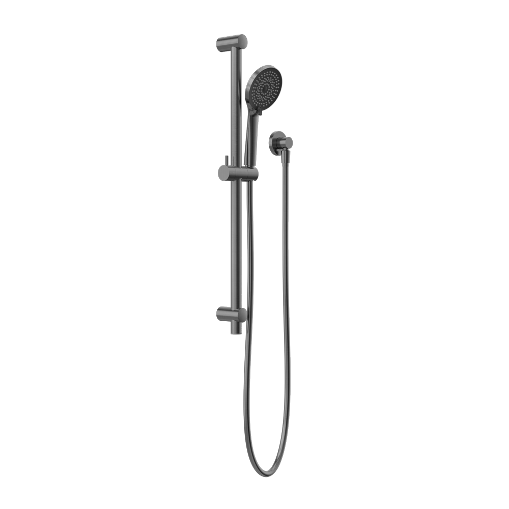 Round Metal Project Rail Shower Gunmetal