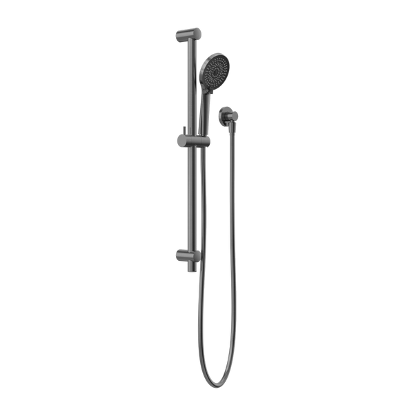 Round Metal Project Rail Shower Gunmetal