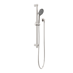 Round Metal Project Shower Rail 4 Star Rating Brushed Nickel - Brushed Nickel