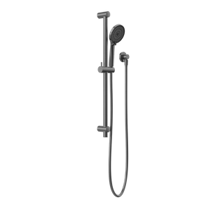 Round Metal Project Shower Rail 4 Star Rating Gun Metal - Brushed Gunmetal
