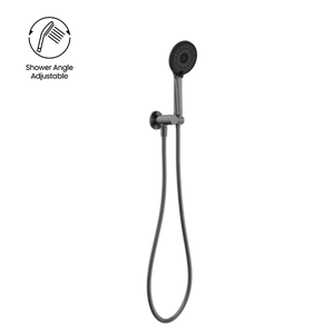 Project Round Shower On Bracket 4 Star Rating Gun Metal - Brushed Gunmetal