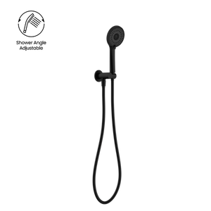 Project Round Shower On Bracket 4 Star Rating Matte Black - Matte Black