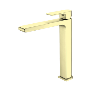 Bianca Tall Basin Mixer Brushed Gold - Brushed Brass Gold