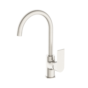 Bianca Kitchen Mixer Gooseneck Spout Brushed Nickel - Brushed Nickel