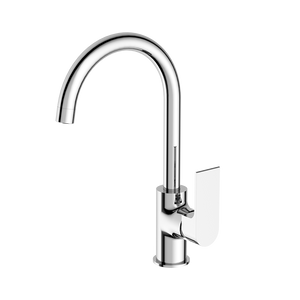 Bianca Kitchen Mixer Gooseneck Spout Chrome - Chrome