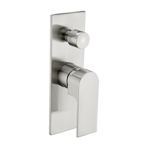 Bianca Shower Mixer with Divertor Brushed Nickel - Brushed Nickel