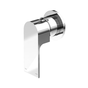 Bianca Shower Mixer with 80mm Round Plate Chrome - Chrome