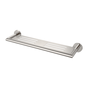 Dolce Metal Shower Shelf Brushed Nickel - Brushed Nickel