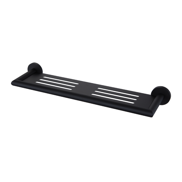Dolce Metal Shower Shelf Matte Black
