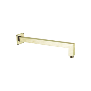 Square Shower Arm Brushed Gold - Brushed Gold