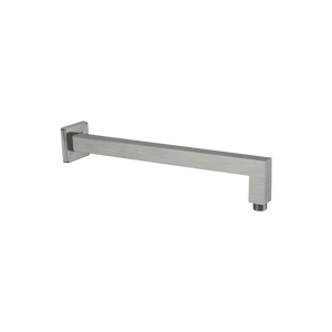 Square Shower Arm Brushed Gunmetal - Gunmetal