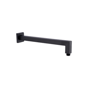 Square Shower Arm Matte Black - Matte Black
