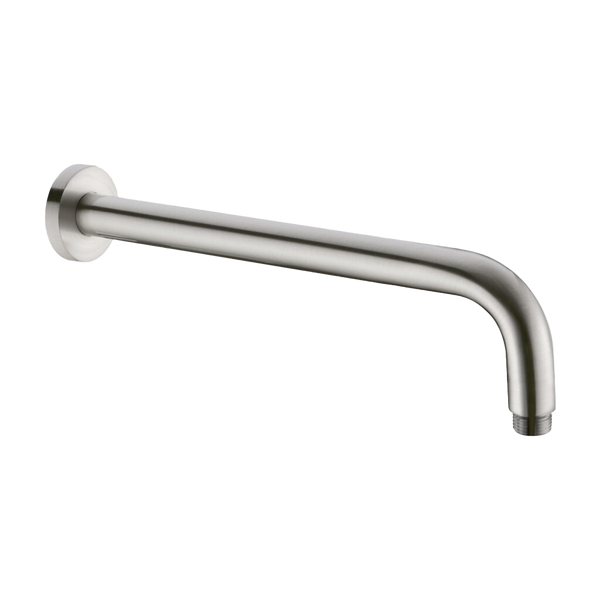 Round Shower Arm 500mm Brushed Nickel
