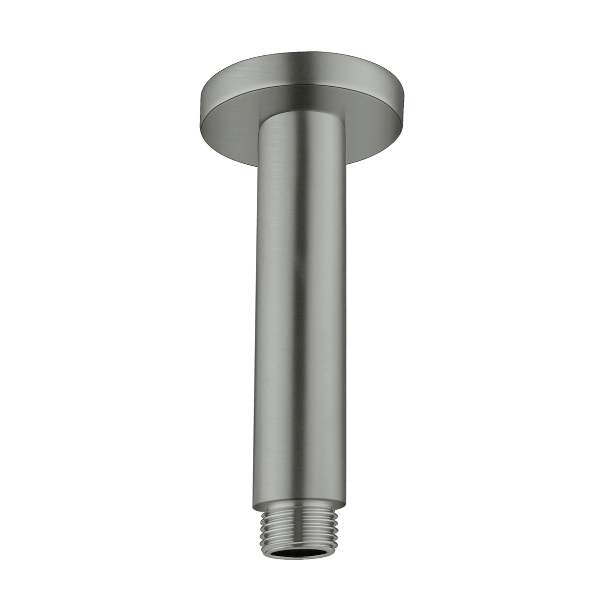 Round Ceiling Arm 100mm Brushed Gunmetal
