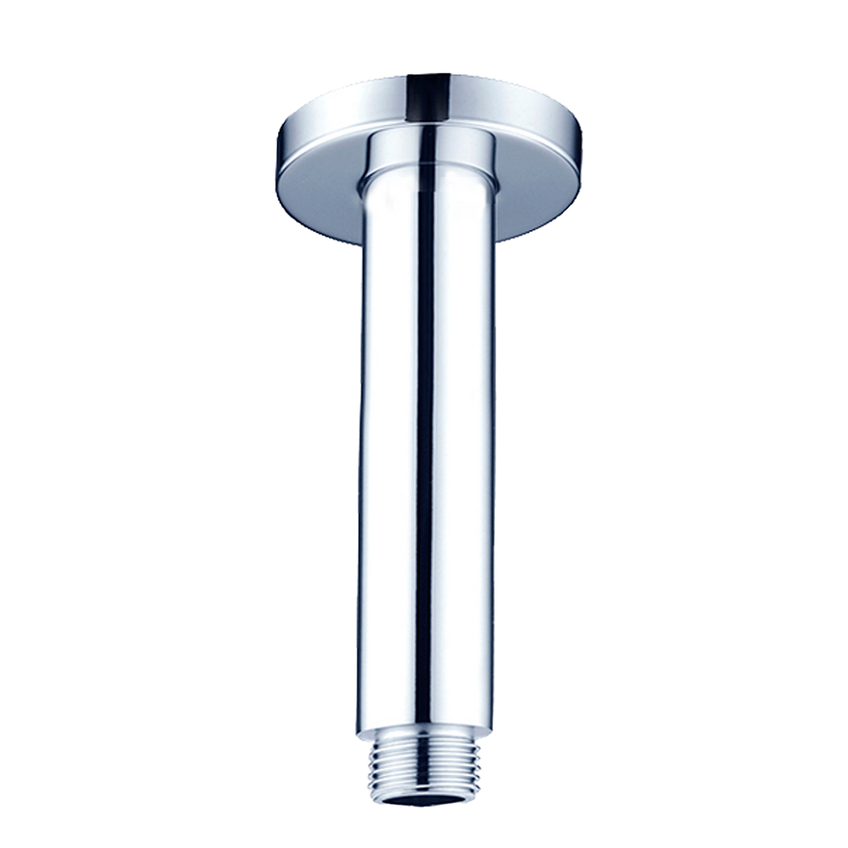 Round Ceiling Arm 100mm Chrome