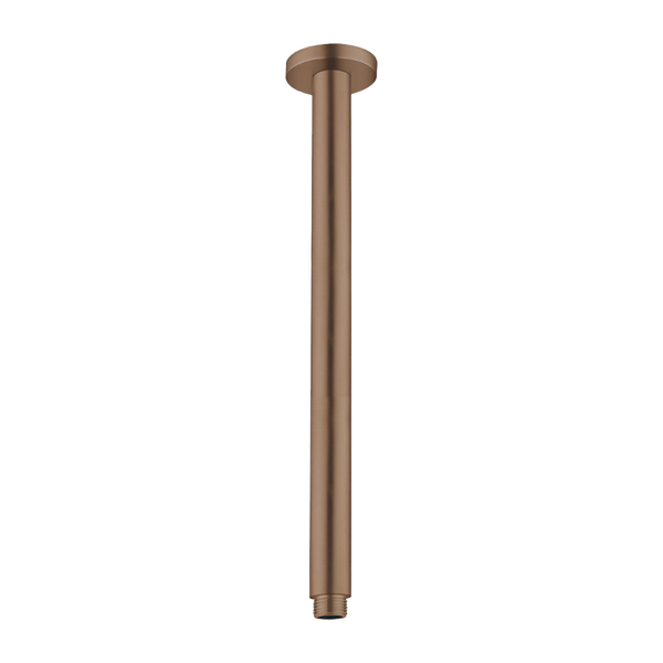 Round Ceiling Arm 300mm Brushed Bronze