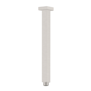 Square Ceiling Arm 300mm Brushed Nickel - Brushed Nickel
