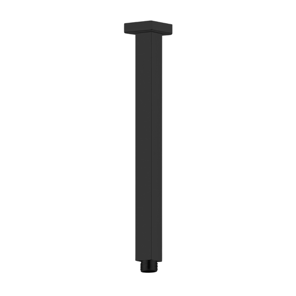 Square Ceiling Arm 300mm Matte Black