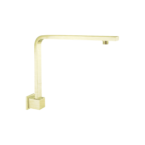 Square Swivel Shower Arm Brushed Gold - Brushed Gold